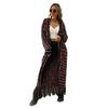 New Spring Arrivals Oversized Ruffled Long Cardigan Sweater Women's  Fashion