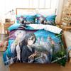 Comforter 3D Anime Girl The Journey Of Elaina Bedding Set Printed With Bed Soft Single Double Queen Super King Size