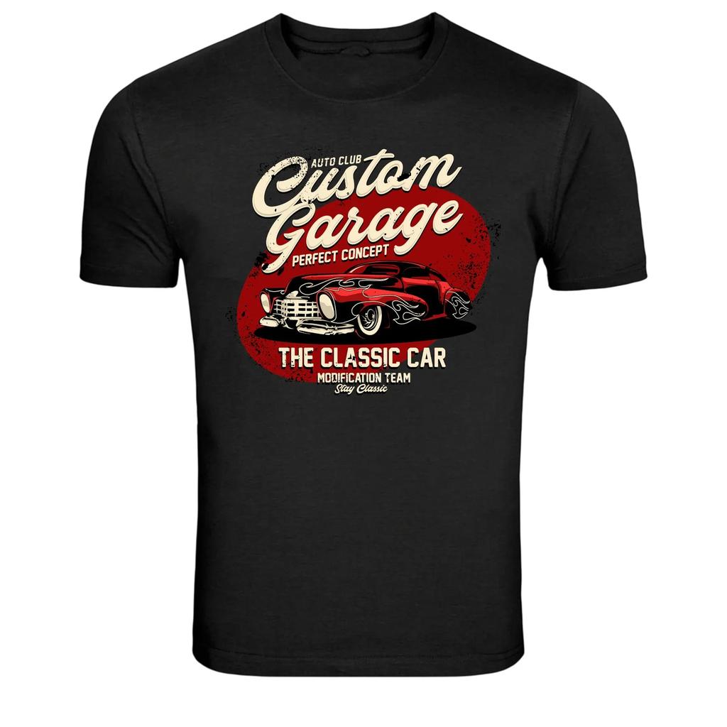 Custom Garage Classic Car Vintage Mechanic T-Shirt
