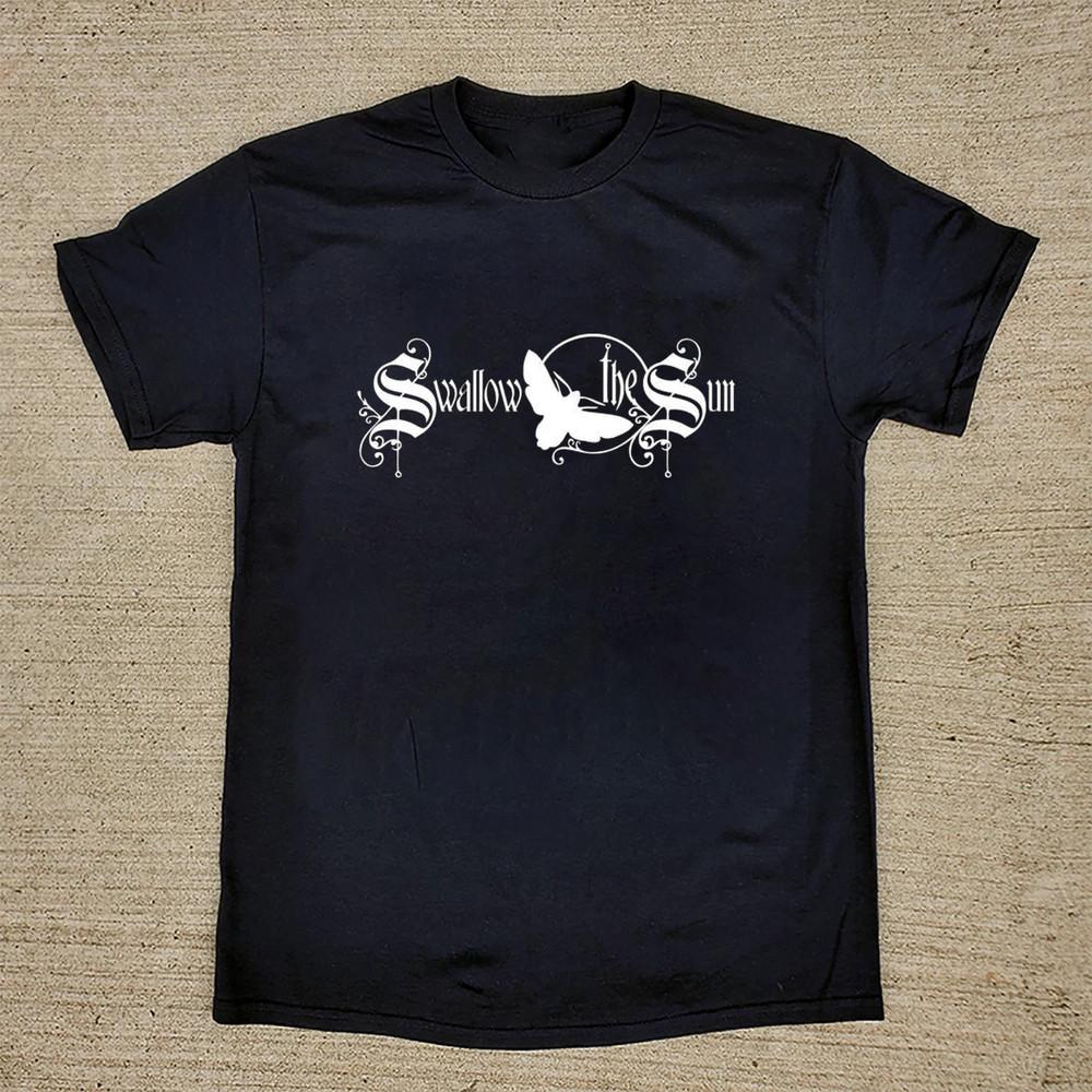 Swallow The Sun Logo Black Cotton All size S5XL T Shirt SN231 Unisex T-Shirt S