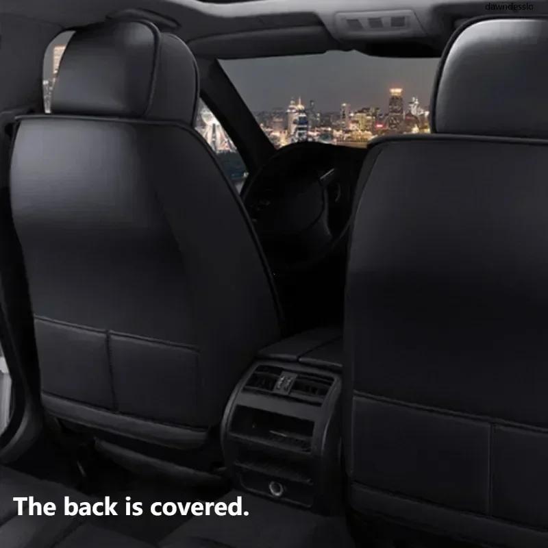 Car Seat Cover Premium Waterproof Faux Leather Cushion for Front Seat Four Season Universal Fit Most Car SUV Car Accessories