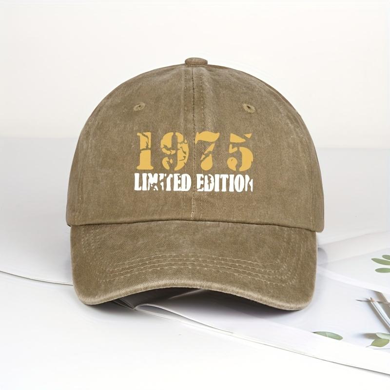 A Classic Vintage Limited Edition Trendy Washed Baseball Cap Perfect for Casual Wear Outdoor Activities and Sports An I