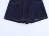 TAOP&ZA Spring/Summer Women's Fashion Denim Short Shirt & Midi Skirt Set