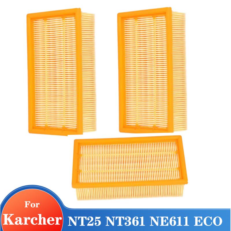 Replacements Kits Hepa Filter for Karcher NT25 NT35 NT360 NT45/1 NT55/1 NT361 NT561 NT611 Vacuum Cleaner Filter