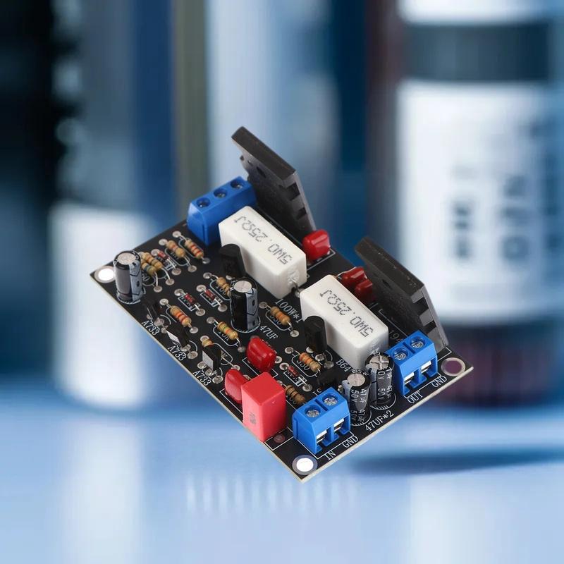 1/2/3Pcs New 2SC5200+2SA1943 Tube 100W High Power Mono Audio Amplifier Board Speaker Protect Relay