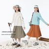 Kids Cotton-Feel Quick-Dry Outdoor Long Sleeve T-Shirt