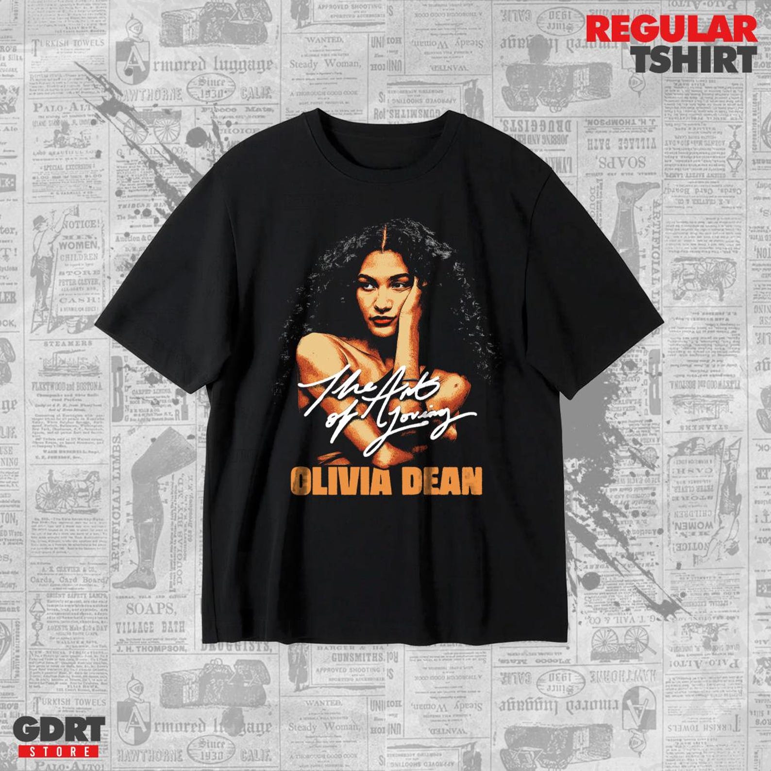 Olivia Dean T shirt - The Art of Loving Tour - Unisex Heavy Shirt 3XL