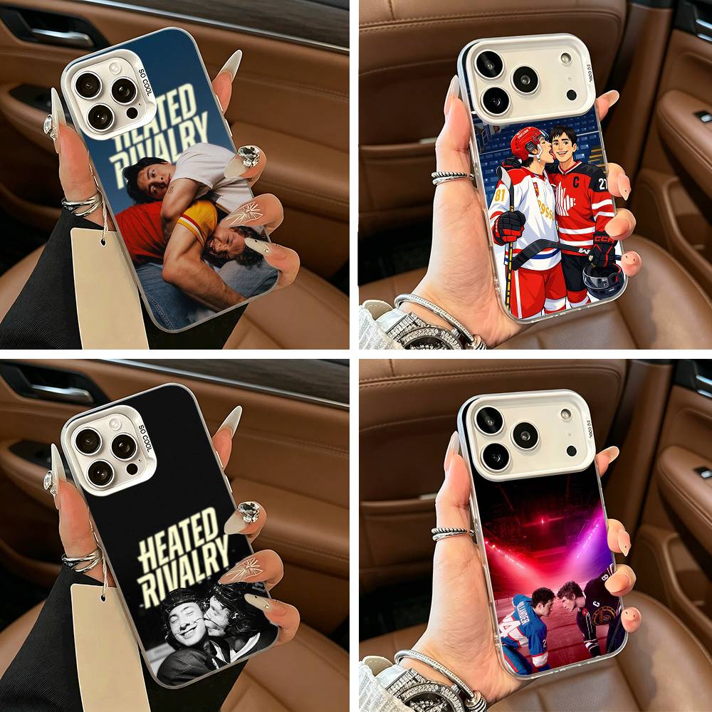 H-Heated Rivalry Shane - Ilya Phone Case For iPhone 11 12 13 14 15 16Pro Max Plus White Sliver Phone Cover