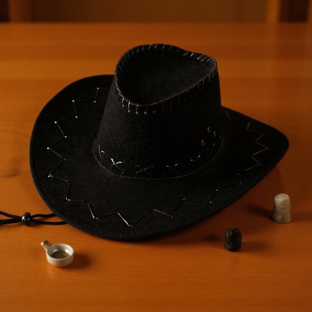 Западная ковбойская шляпа Солнцезащитная шляпа One Size