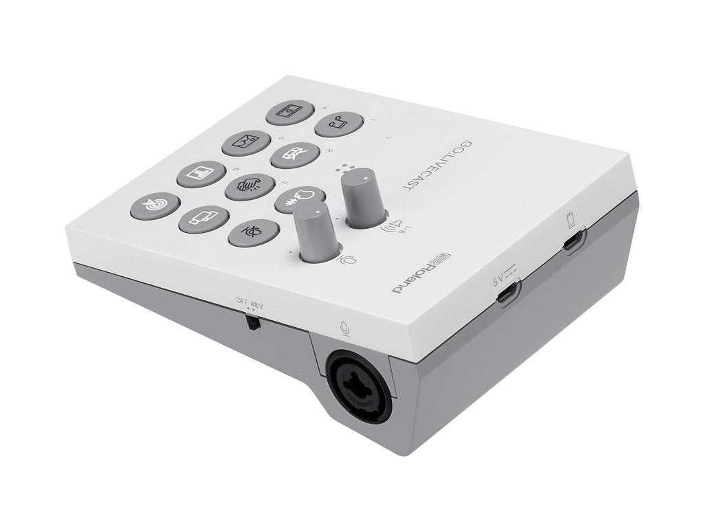 Roland Live streaming studio for smarttelefoner Roland GOLIVECAST