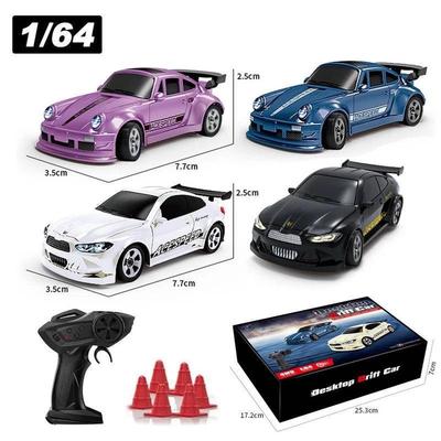 TK Cross-border Explosions Half Scale 1/64 Mini RC Samochód zdalnie sterowany 2.4G Drift Car Toy With Lights Boy Toy