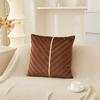 Elegant Sofa Pillowcase Party Atmosphere Pillow Cover Velvet Pillow Cover  for Room Sofa Decor Soft Solid Dyed for Bed