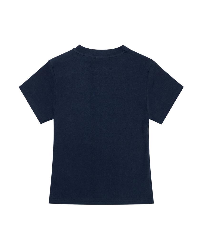 KAIFAI Strata Short Sleeve T-Shirt (Navy) K26Qb232
