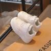 2026 Spring/Autumn Girls' White Sports Sneakers - Stylish High-Top Baby & Student Shoes