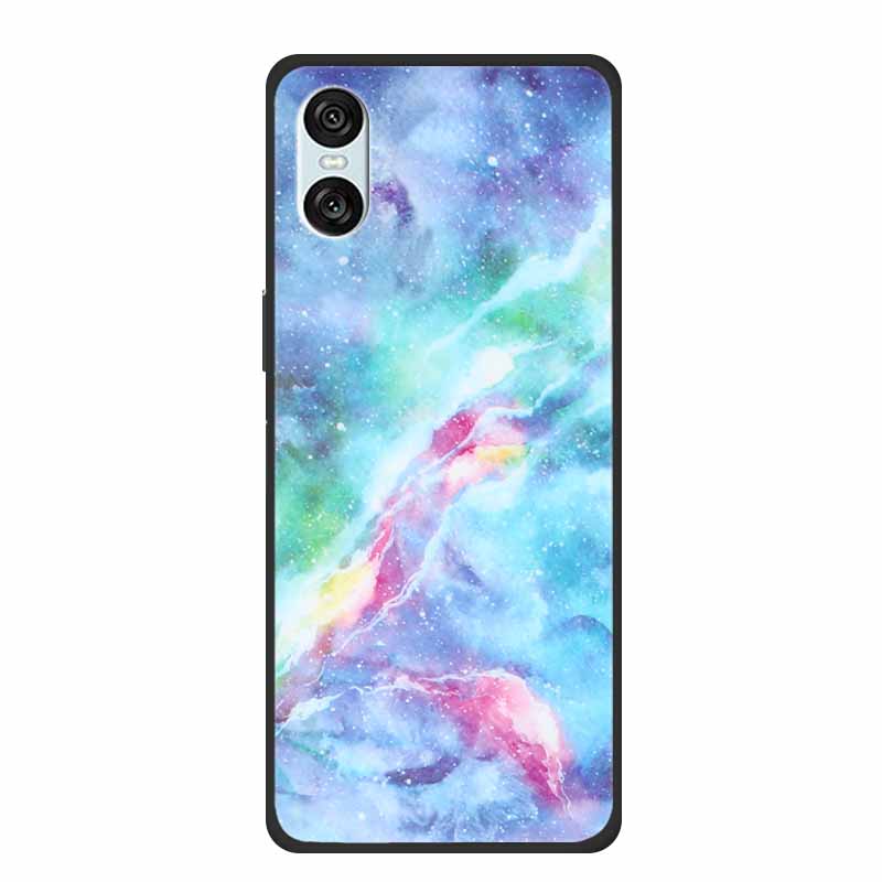 Case For Sony Xperia 10 VI 5G Marble TPU Soft Silicone Back Cover For Sony Xperia 10VI Phone Cases Protective Mica Painted Capa