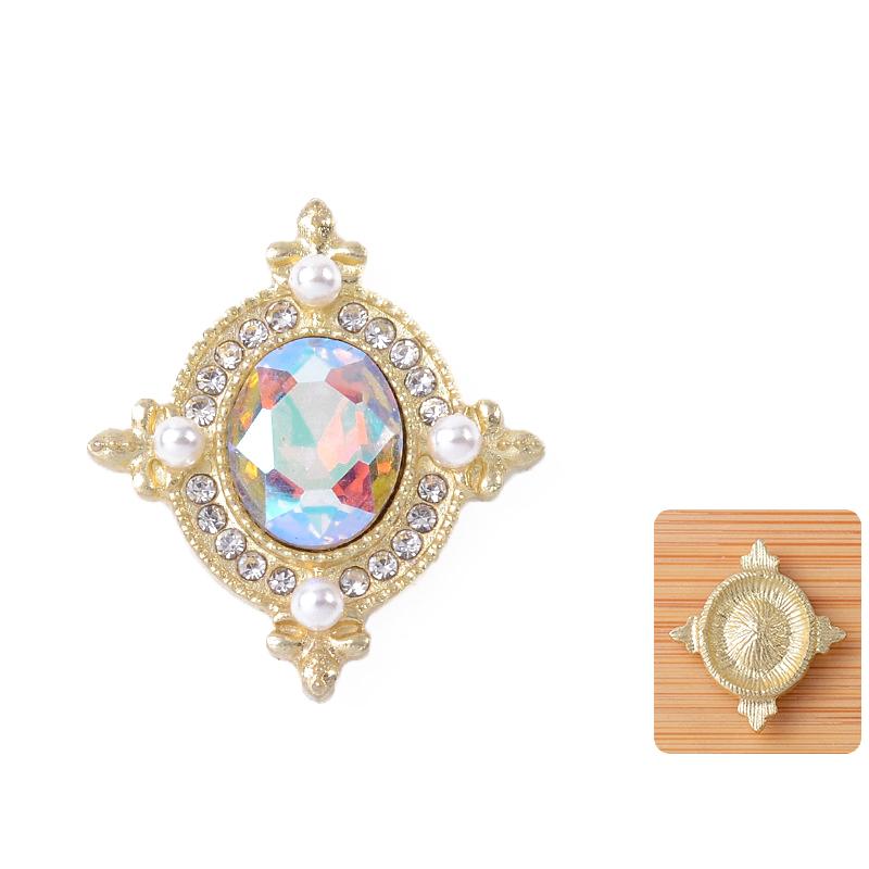 21*24Mm Metal Flatback  Buttons Shoes/Clothing Ornaments Handmade Diy Jewelry Accessories