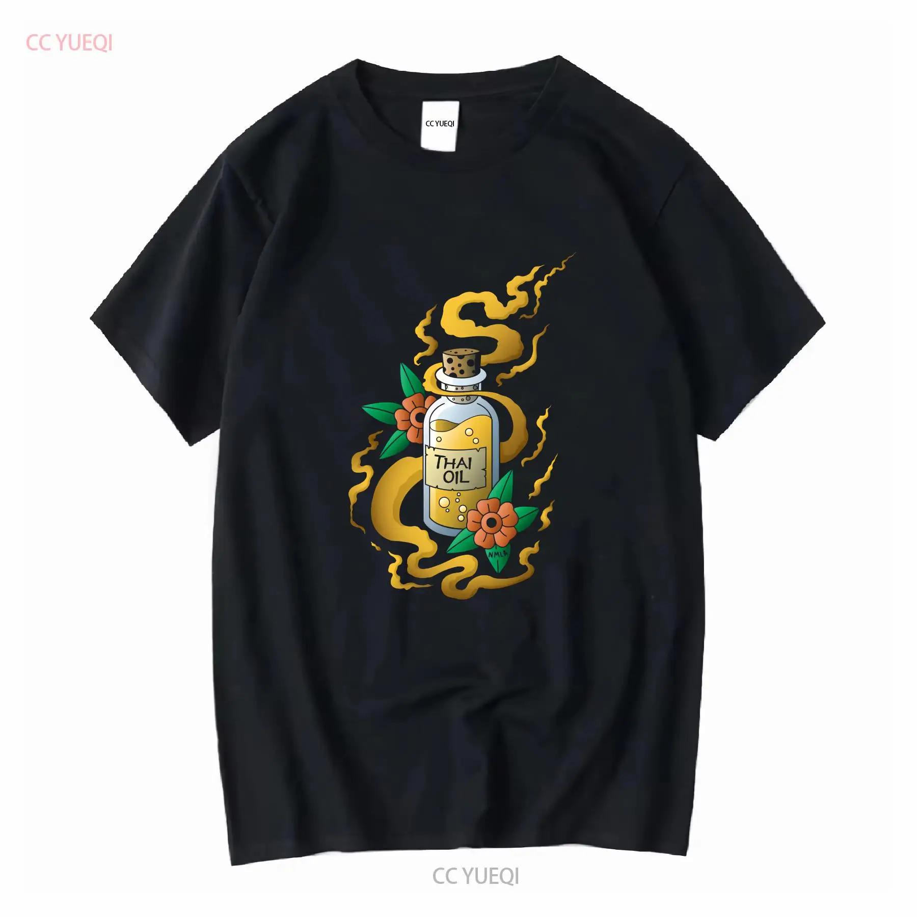 NMLA Traditional Tattoo Muay Thai Oil Full Color Design T shirt long or short sleeves vintage Washed Casual Stretched fashion S разноцветный