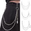 Punk Jeans Pants Chain Edgy Chain Punk Halloween Charm Waist Wallet Chain Grunge Belt for Hip Hop Accessories