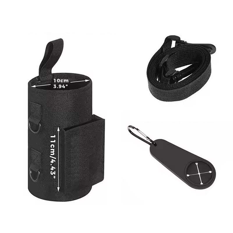 

Нескользящая магнитная сумка через плечо для спортзала, сильный магнит, держатель для стакана для воды в спортзале, толстый, с плечевым ремнем для активного отдыха чёрный