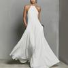 Independent Station 2026 Damen Sommer Neckholder Rückenfreies Kleid