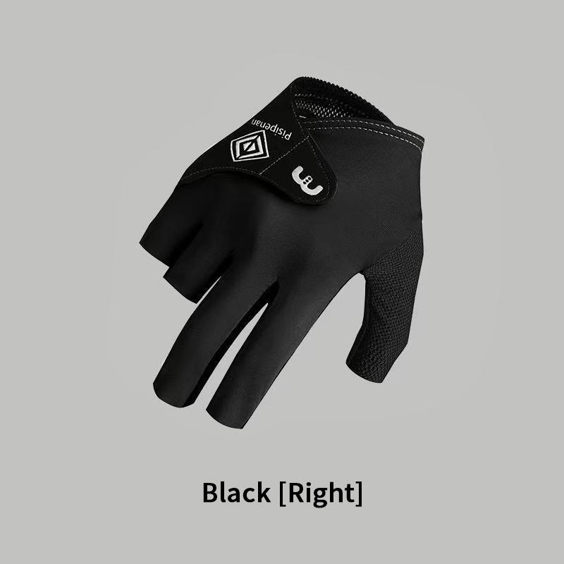 1Pc Man Billiards Gloves Pool Gloves 3 Fingers Show For Left Hand Anti-Slip Breathable Snooker Gloves Billiards Accessories