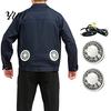 Air Conditioned Clothes Jacket Camouflage Cooling Men USB Long Conditioner Coat Sleeve Sun Protection with Fan for Office