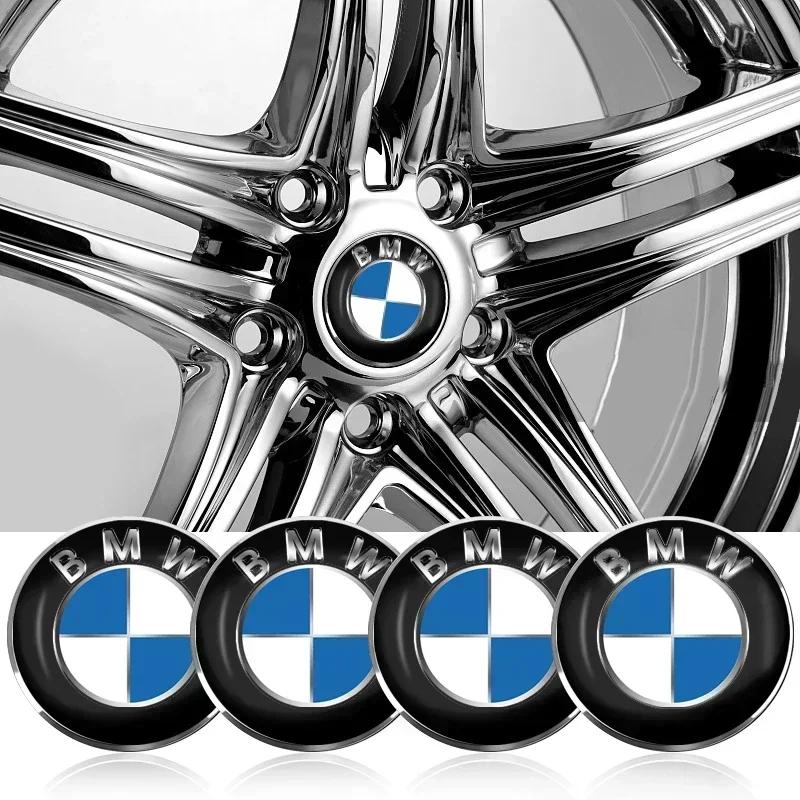 

4pcs 56mm Car Wheel Center Hub Cap Badge Emblem Decal Wheel Sticker For BMW X5 X1 X3 X6 1 3 5 6 7 Series E84 E83 E70 F15 E71 F16