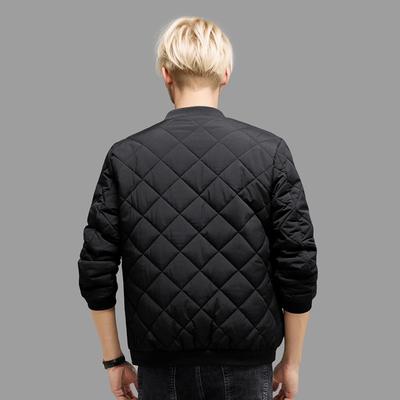 Winter Men's Cotton-padded Jacket 25 Autumn and Winter New Cotton-padded Casual Velvet Warm Baseball Jersey Simple Large Size