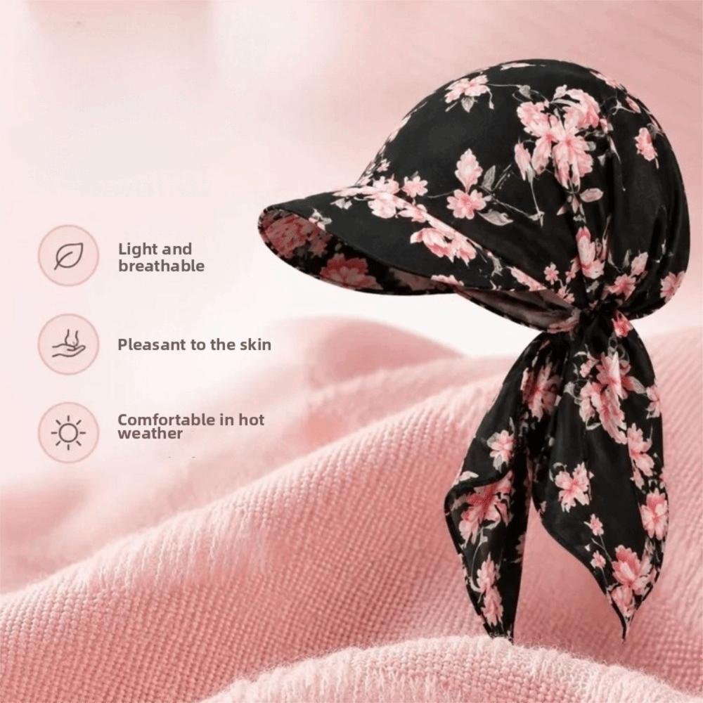 Cappello Turban con Visiera Berretto da Baseball Moda Donna Hijab Cappelli Viaggio
