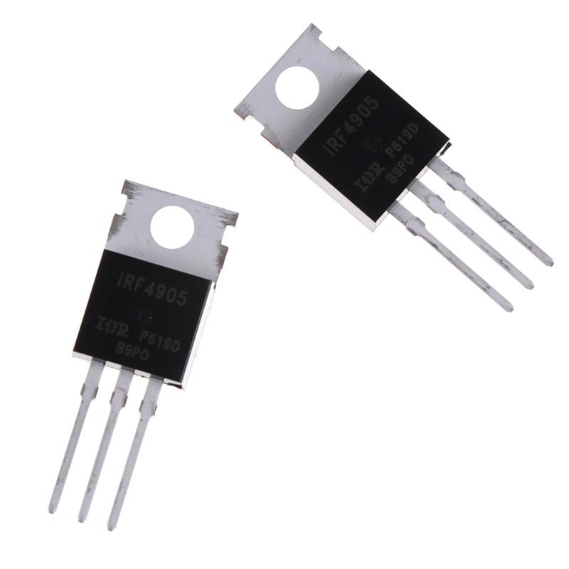 10шт Irf4905 Irf4905Pbf Power Mosfet 74A 55V P-Channel Ir To-22