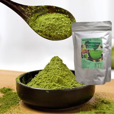 Matcha Powder Organic Matcha Green with Powder Slimming Products For Dessert Pastry Ice Cream Baking Black Color Matcha Green Tea Powder