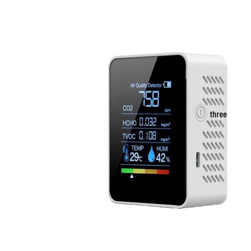 Carbon Dioxide Detector: CO2, PM2.5, PM1.0, Formaldehyde, TVOC, Temperature & Humidity Monitor