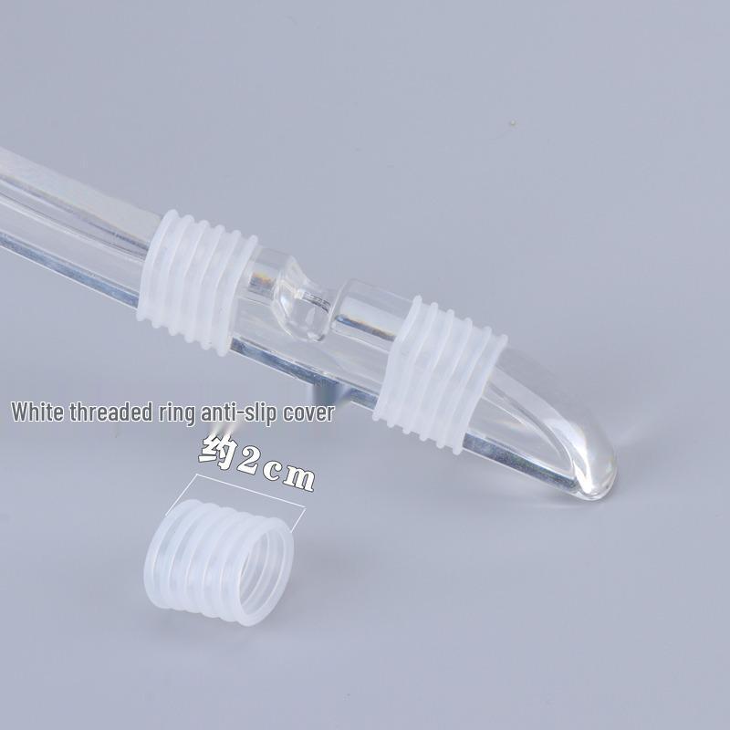 Anti-Slip Silicone Hanger Cover - Transparent, Traceless, Rubber Strip Pad for Solid Wood Clothes Hangers Single Piece