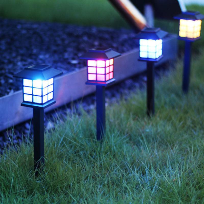 Retro Solar Lawn Lights – Automatic Dusk Activation for Outdoor Courtyard and Night Ambiance
