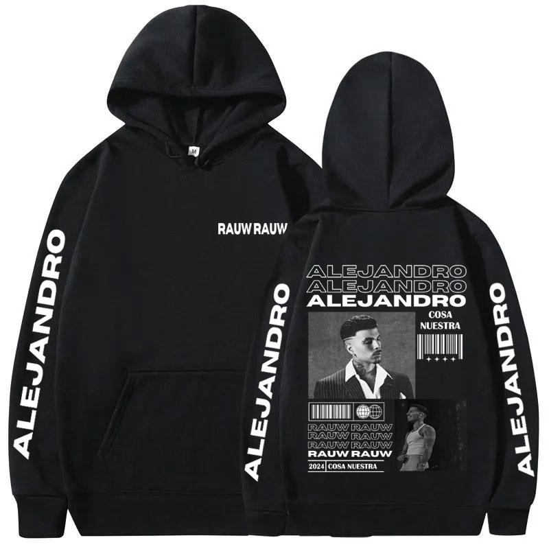 Singer Rauw Alejandro Todo De Ti Album Print Hoodie Man Fashion Vintage Streetwear Men Hip Hop Oversized Sweatshirt Male Hoodies