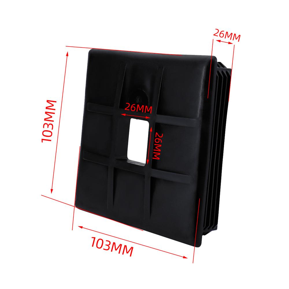 New 2Pcs 4 Inch Bumper End Caps For RV (Easy To Install and Remove )