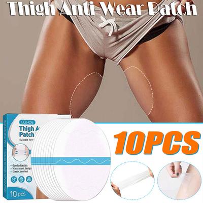 10PCS Anti Chafing Sticker Paste Inner Thigh Anti Wear Patch Anti Friction Thigh Pads Disposable Self Adhesive Invisible Thigh Patch