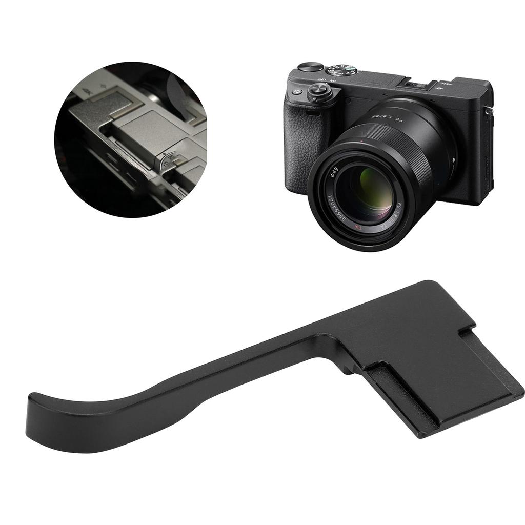 Metal Thumb Up Grip Thumb Rest Camera Cold Shoe Hand Grip for Sony A6400 Cameras
