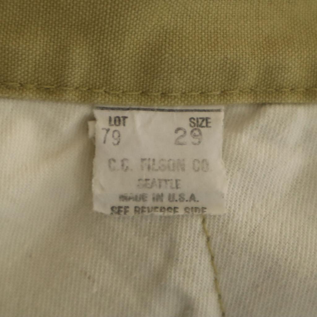 FILSON Made in USA Long pants W29 beige Men's Used