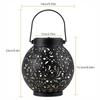 1Pc Outdoor Solar Metal Cutout Pattern Waterproof Lights Courtyard Atmosphere Lights Festive Party Decorative Lights