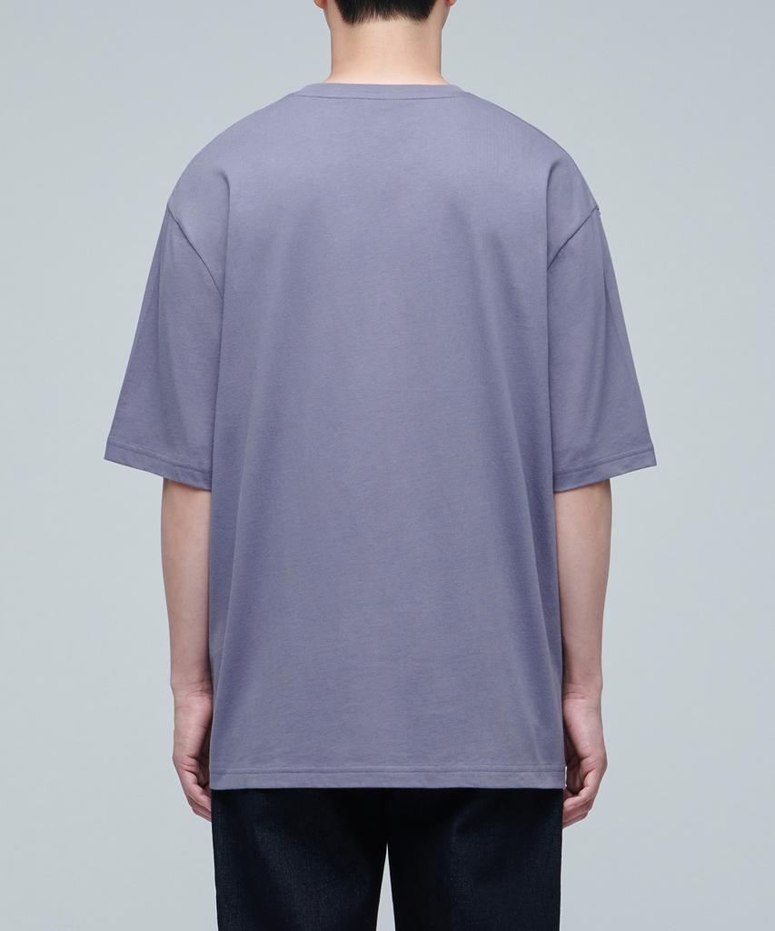 MUSINSA STANDARD Relaxed Fit Crew Neck T-Shirt 2 [Purple Grey]