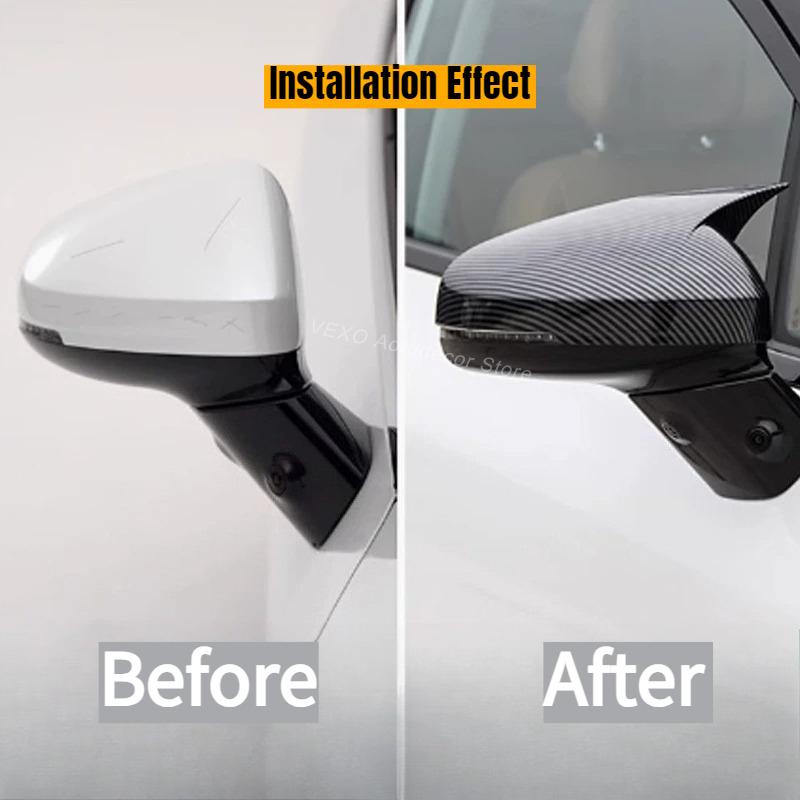 For XPENG P7 P5 Car Rearview Mirror Cover Protection Side Rear Mirror Shell Horn Auto Exterior Trim Modification Accessories