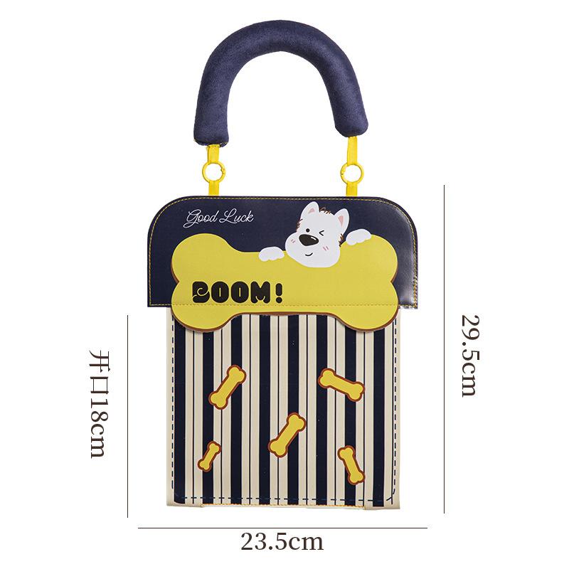 Cartoon Niedliche Hängende Taschentuchtasche Wasserdicht Wandmontierte Gesichts-Handtuch-Rollenpapierbox Toilettenpapier-Taschenabdeckung