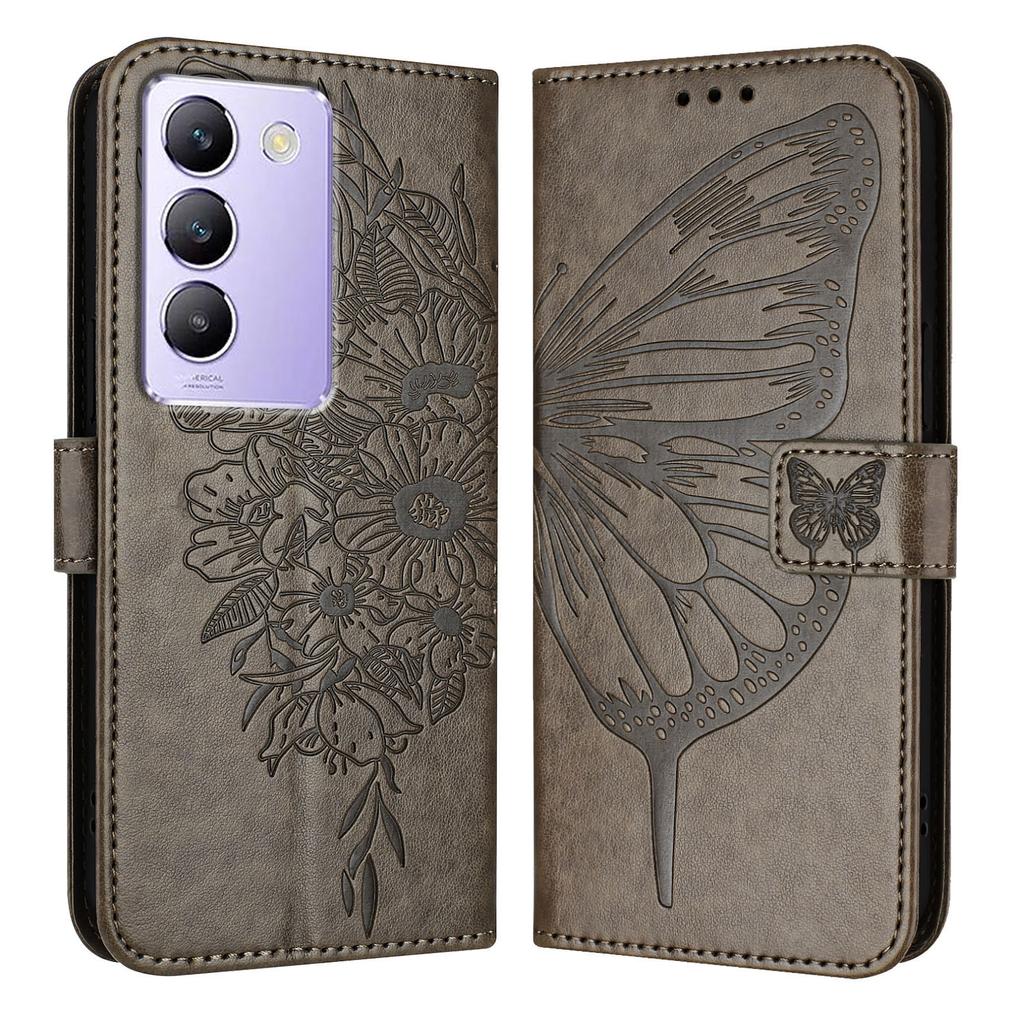 Vivo V30 Lite Magnetic attraction Leather Case For Vivo V30 Pro 5G V30 SE V40 SE Holster Flip Cover Case Phone butterfly Wallet