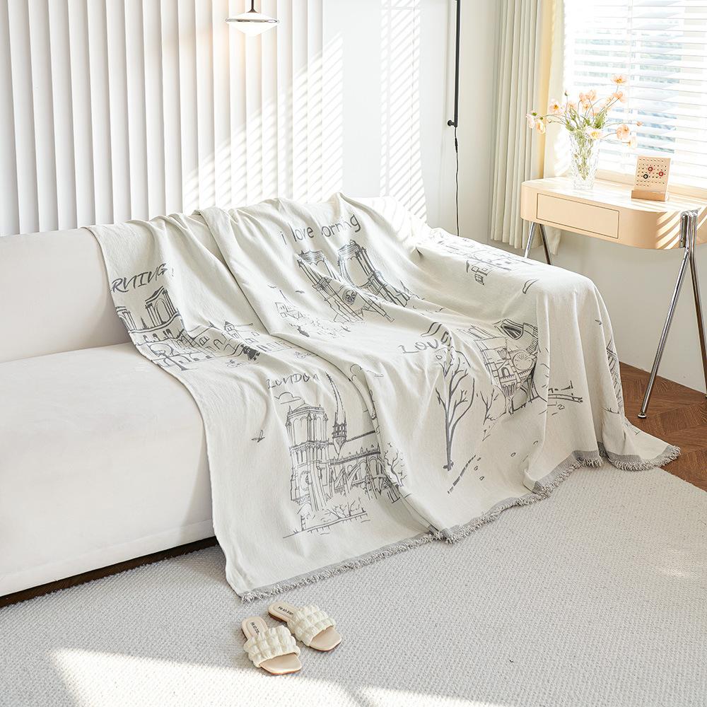 Four Seasons Universal Chenille Helenbergh Sofa Towel All-inclusive Sofa Cover Dust Cover — фото 8