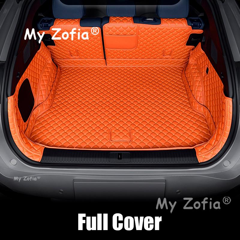 Car trunk mat For Xpeng G6 2024 2025 2026 Car Boot Mat Cargo Protection Leather Trunk Mat Interior Modification Accessories