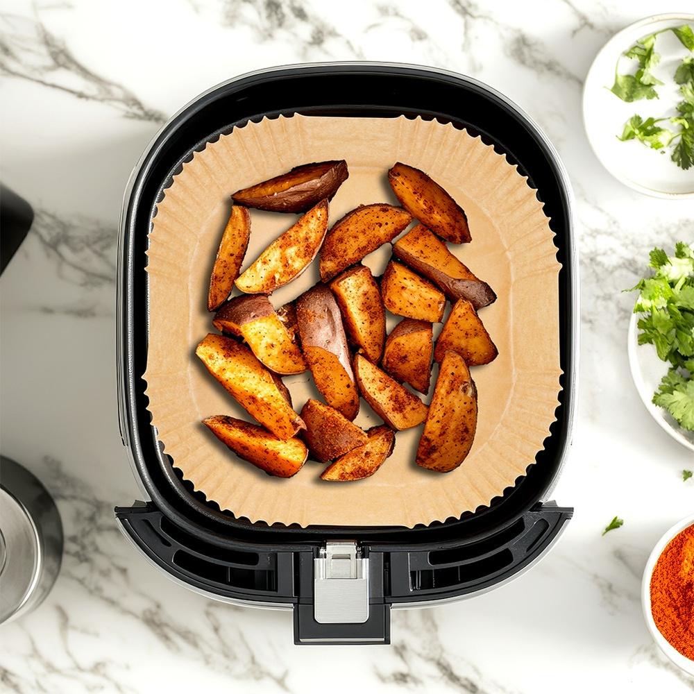Air Fryer Fat-Free Paper Square Insert 23X23 Cm 200 Pcs.
