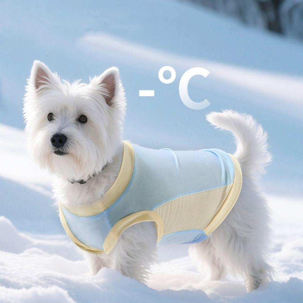 Thin Pet Sunscreen Clothes Sleeveless Cat Ice Silk Shirt Dog Cooling Vest For Puppy Small Animal