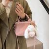 IELGY Fresh Cute Plush Handbag Autumn Winter All-Match One-Shoulder High-End Messenger