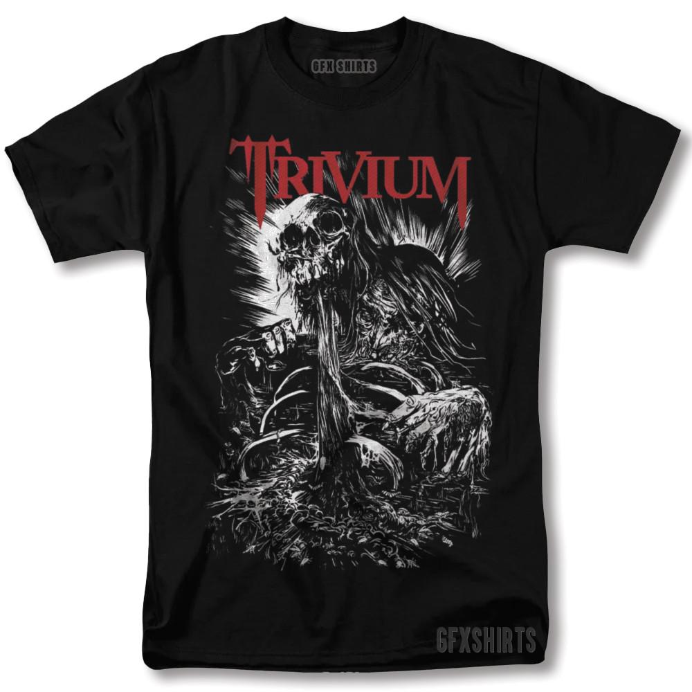 Trivium Shirt Heavy Metal Rock Concert Tour Vntg Graphic Design T-shirt